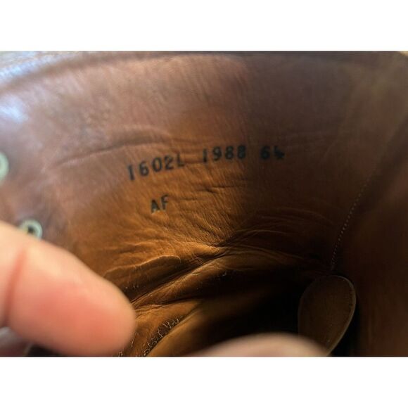 Vintage Tally‎ Ho Lace Paddock Boots Ladies Size 6.5 Brown - Picture 6 of 6